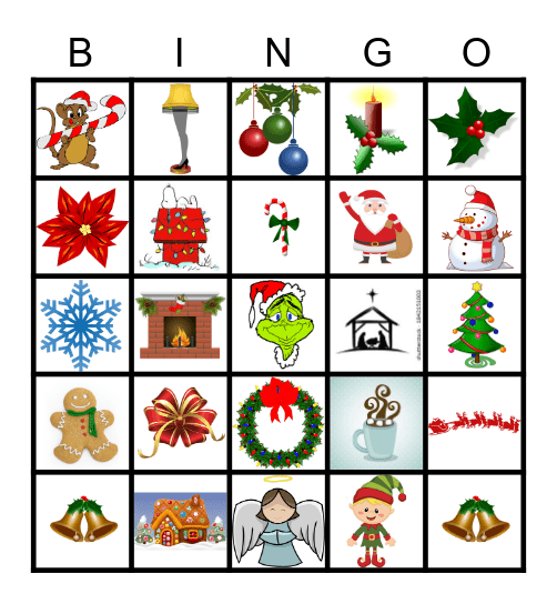 Reindeer Games Bingo Card