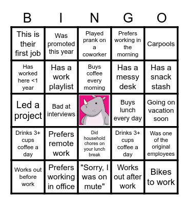 GAME NIGHT Bingo Card