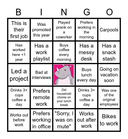 GAME NIGHT Bingo Card
