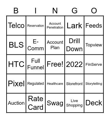 Regulated Bingo Card