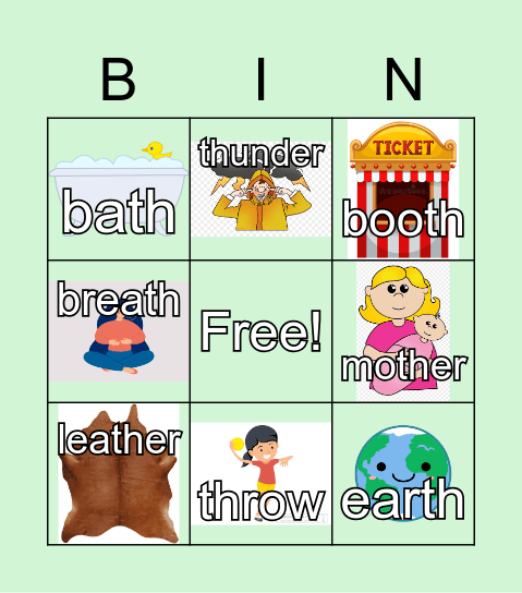 TH BINGO Card