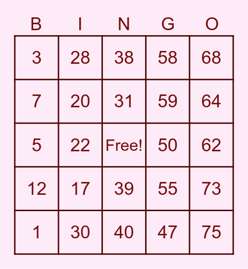 TeamCarl_GenelynBandoy_359130 Bingo Card