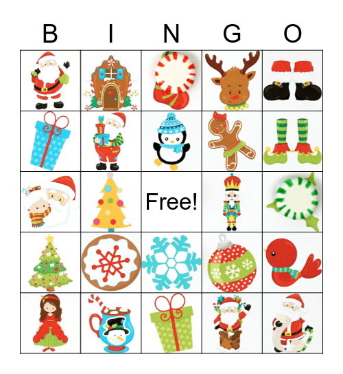 Feliz Natal Bingo Card