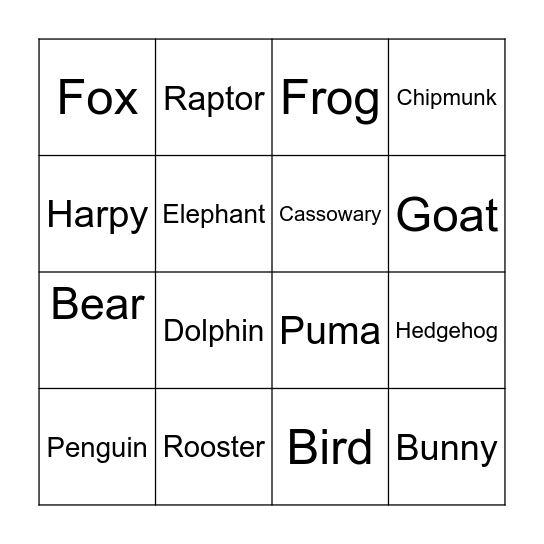 Tic Bingo Card