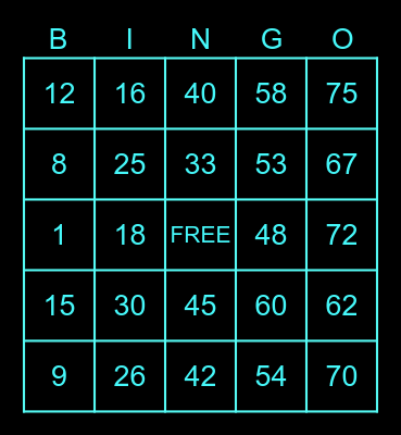 PCBingo - 357613 Bingo Card