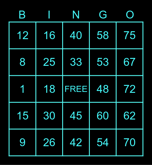 PCBingo - 357613 Bingo Card