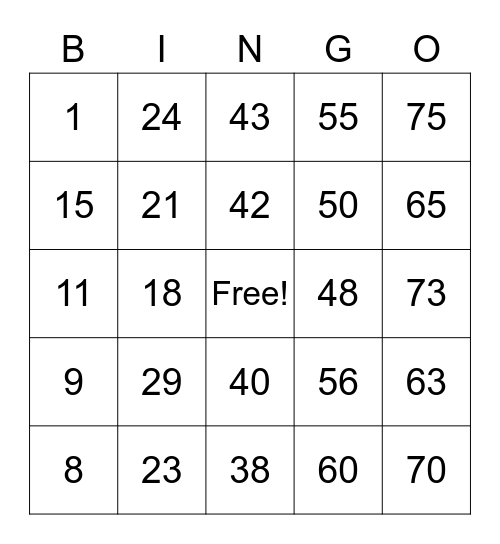 PCBingo_351182 Bingo Card