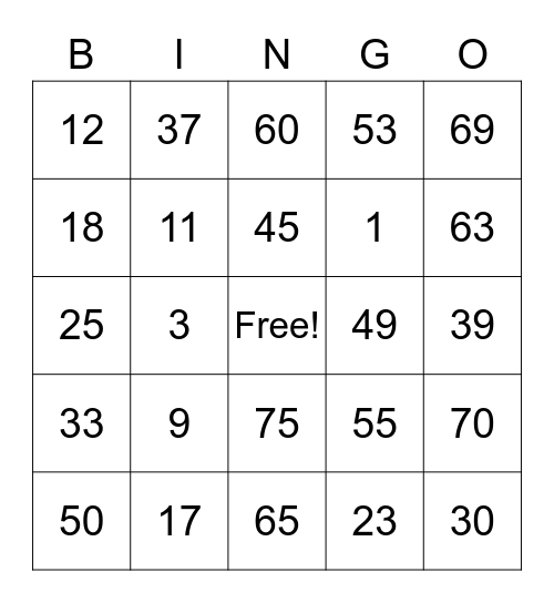 Rose Yvette Leynes Bingo Card