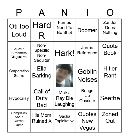 BotiNGO Bingo Card