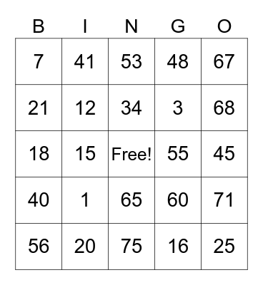 PCBingo_354766 Bingo Card