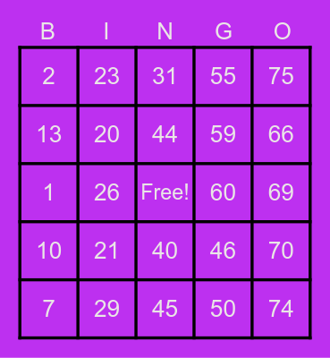 PCBingo_354819 Bingo Card