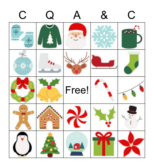 Christmas Bingo Card