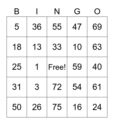 PC Bingo_810199 Bingo Card