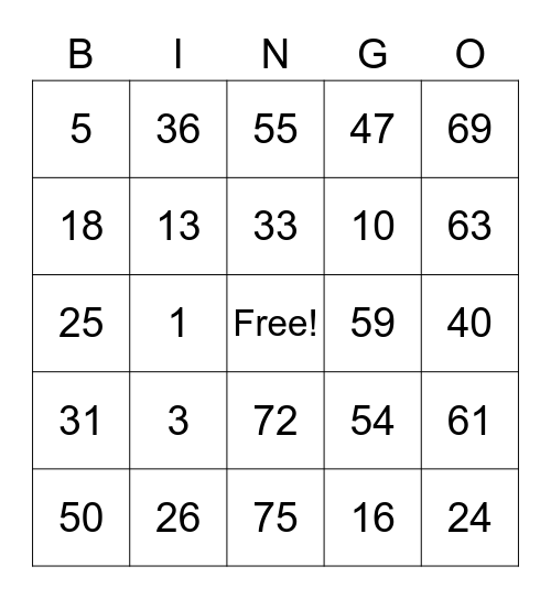 PC Bingo_810199 Bingo Card