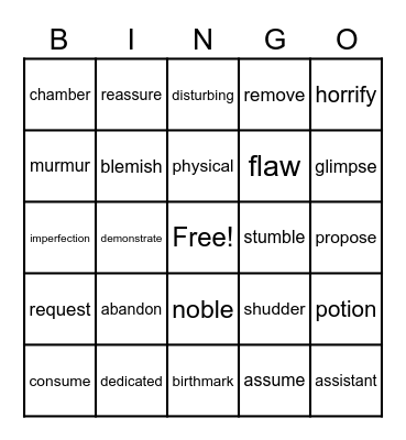 All+ Unit 2 P 10-13 Bingo Card