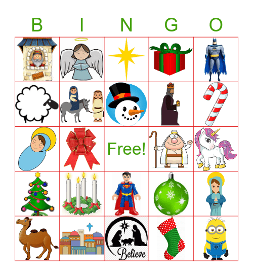 CHRISTMAS BINGO Card