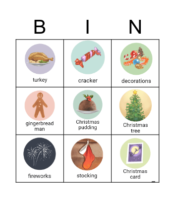 Christmas bingo Card