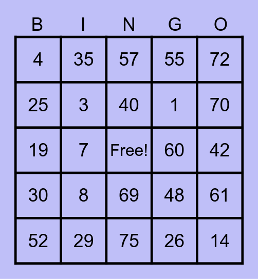 PCBingo_359889 Bingo Card