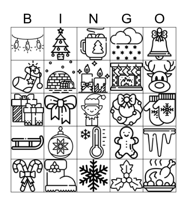 Christmas Bingo Card