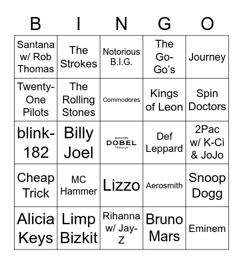 v86 Decades III Bingo Card