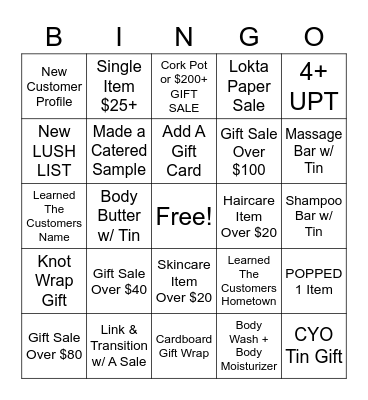 HERALD SQUARE BINGO Card