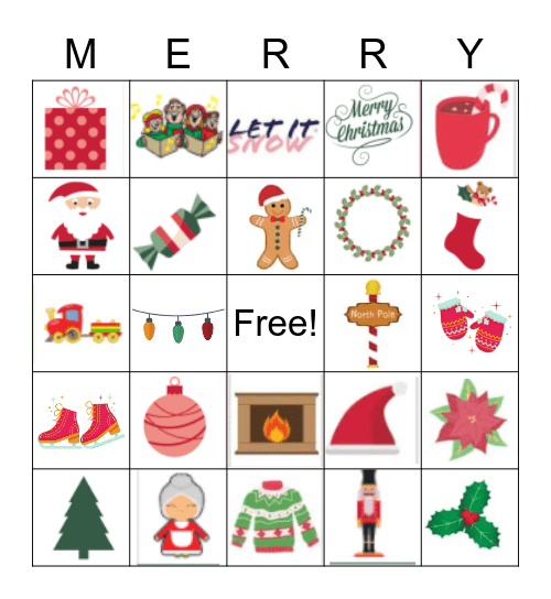 Christmas Bingo Card