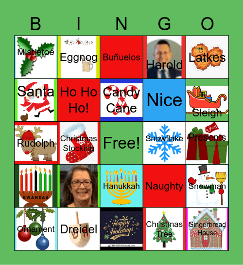 Downey Psychiatry Holiday Bingo Card