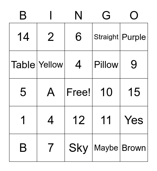BSC Holiday Bingo Trivia Bingo Card