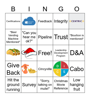 Buzzword Bingo! Bingo Card