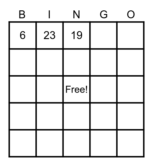 PCBINGO_360249 Bingo Card