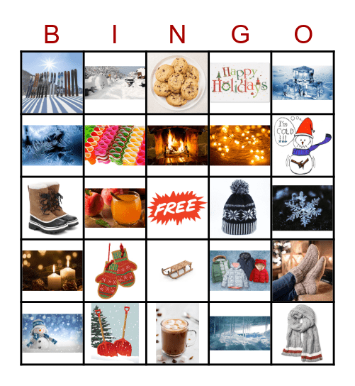 ID HOLIDAY Bingo Card