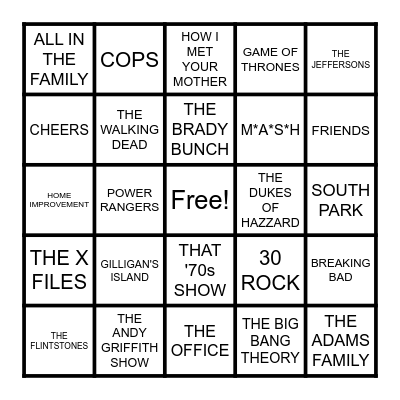 TURN IT UP! Bingo Card