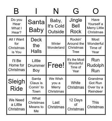 Student Affairs Winter Gathering 2024 Bingo Card