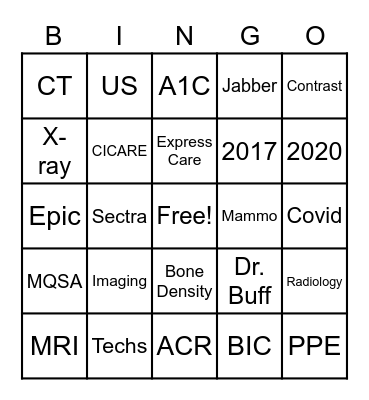 Celebrating 4 Years Bingo Card