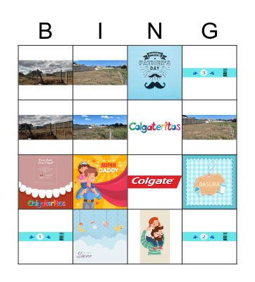 COLGATE BINGO Card