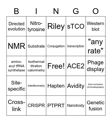 Supplemental Resource Bingo Card