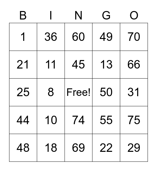 PC_348668 Bingo Card