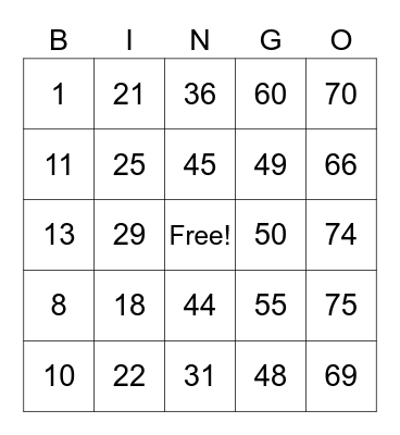 PCBINGO_348668 Bingo Card