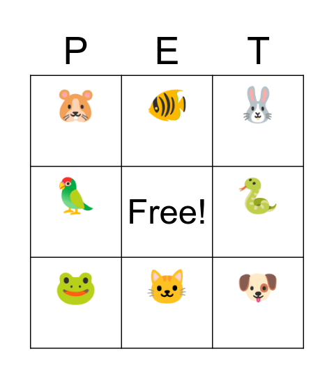 Pet Shop Bingo Game - Cut and Paste Activities | TPT