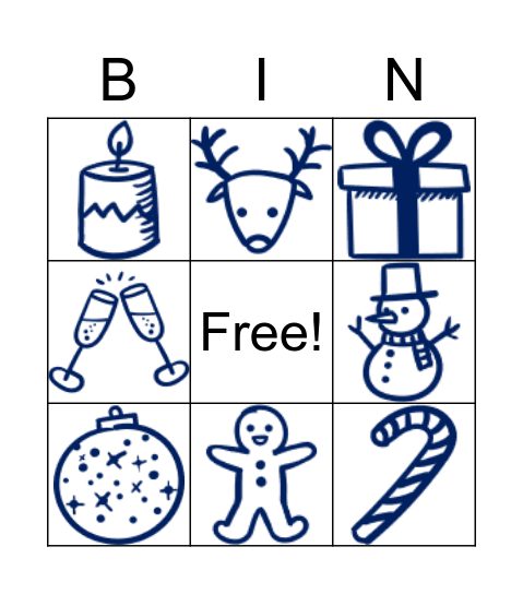 Christmas Bingo Card