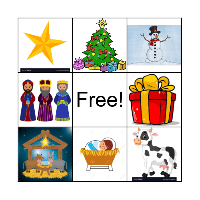 An Nollaig Bingo Card