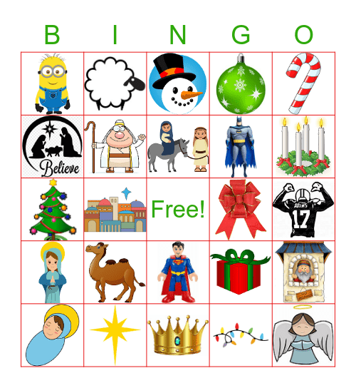 CHRISTMAS BINGO Card