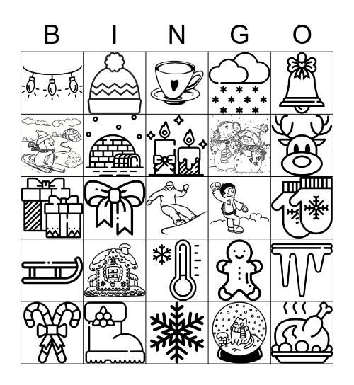 Christmas Bingo Card