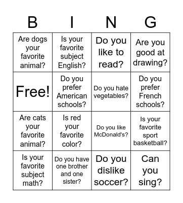 Talking Bingo Card