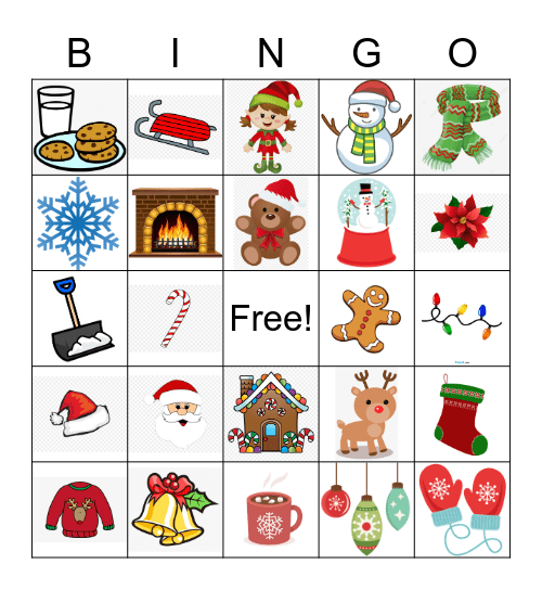 Holiday Bingo Card