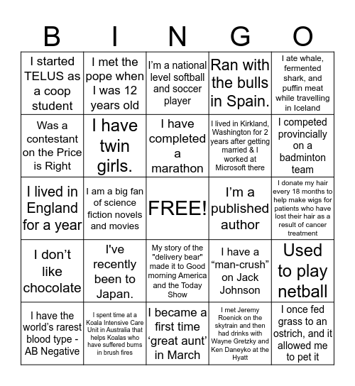 Home Solutions Offsite 2015 BINGO!  Bingo Card