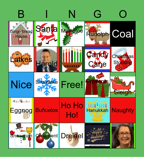 Downey Psychiatry Holiday Bingo Card