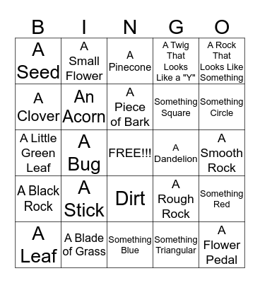 Brighton KOA Camping Bingo Card