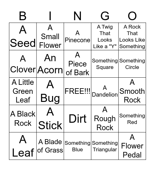 Brighton KOA Camping Bingo Card