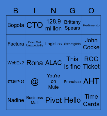 ALAC Bingo Card